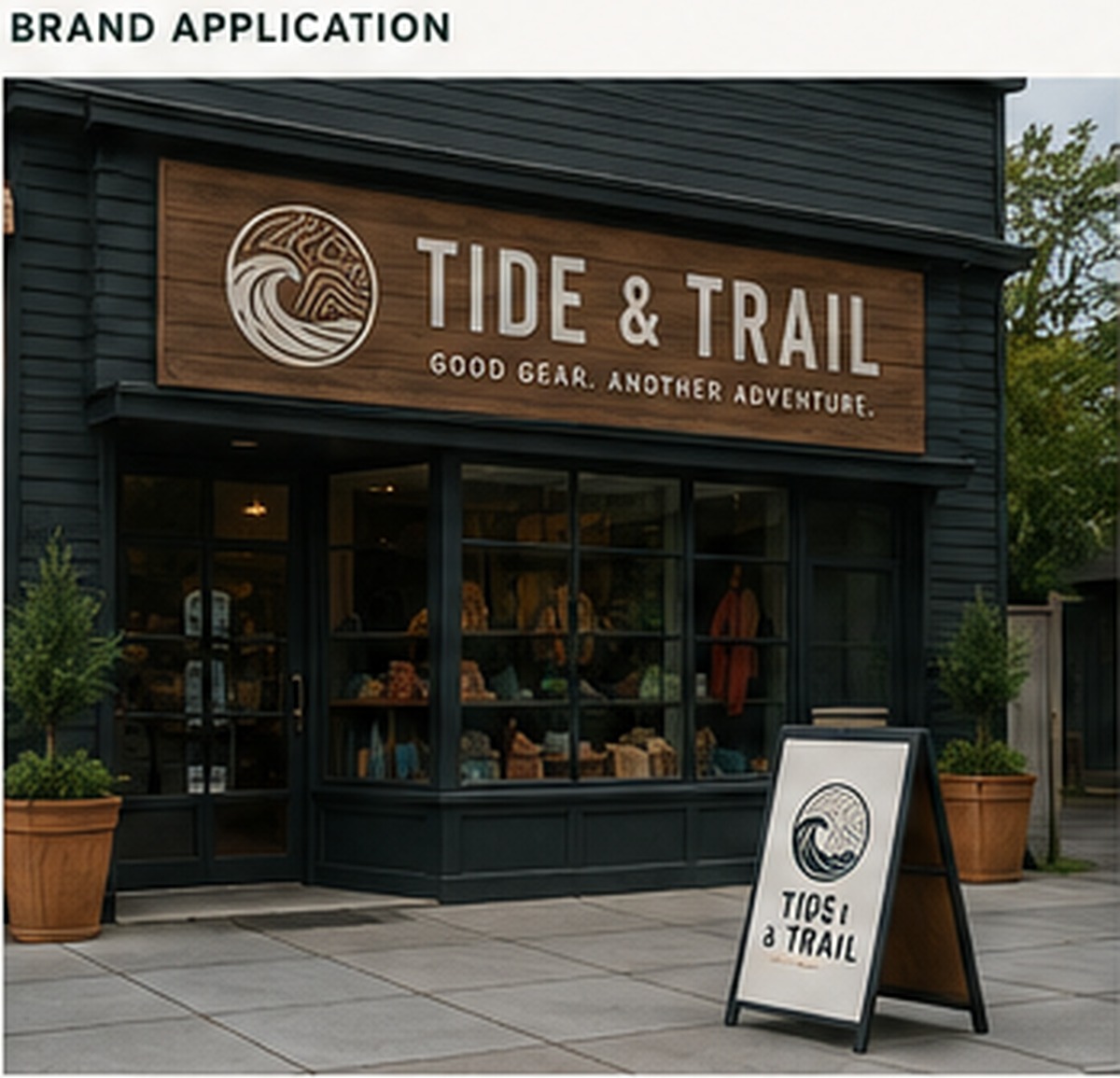 Tide & Trail storefront concept